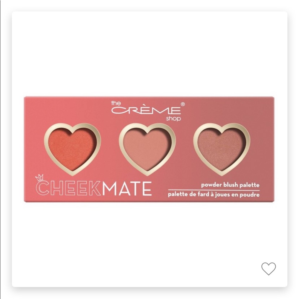 NWT The Creme Shop Cheekmate Powder Blush Palette